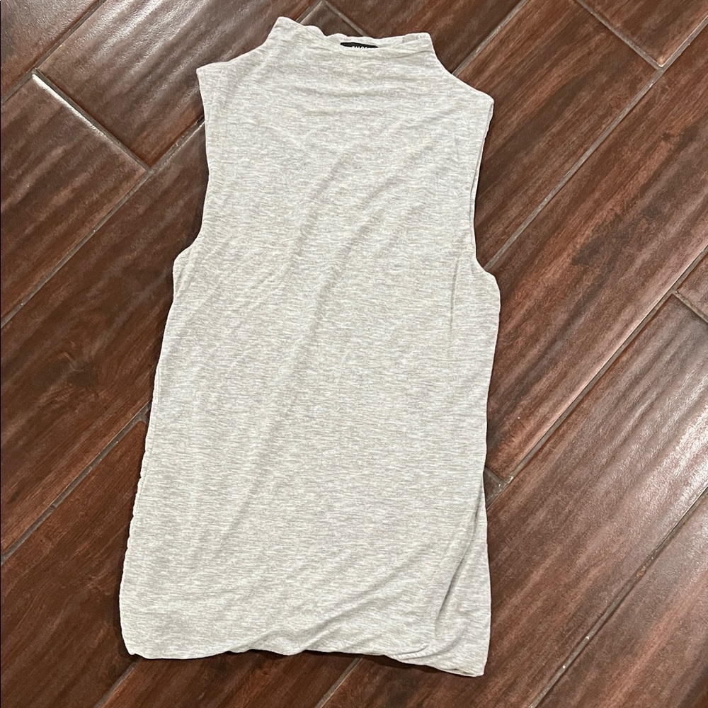 Halogen Light Gray Sleeveless Muscle Tee